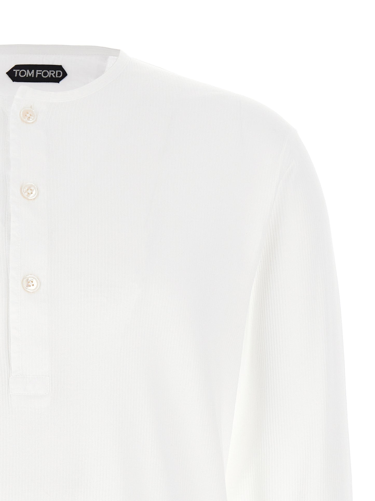 Tom Ford White Cotton T-Shirt