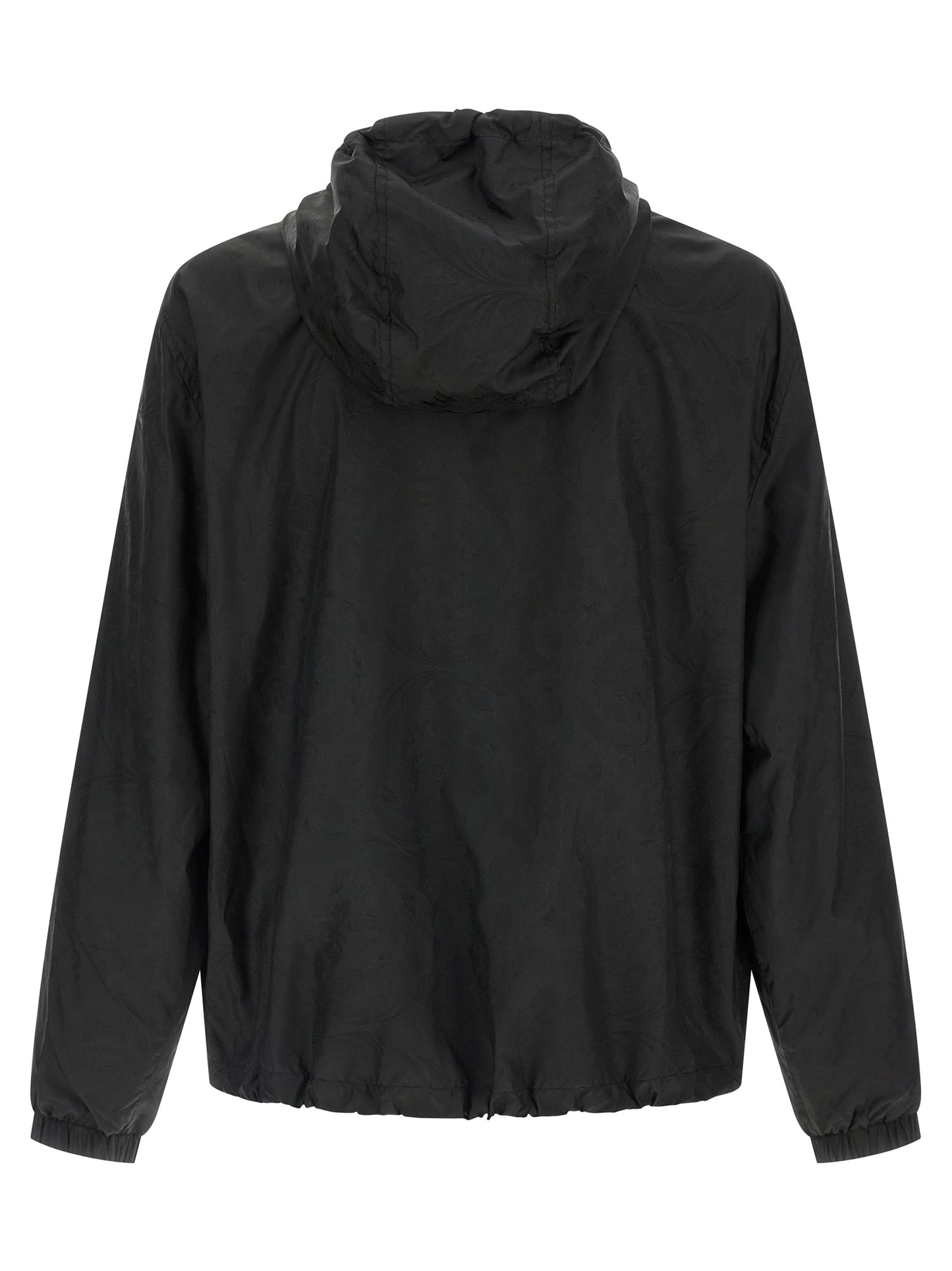 Versace Black Nylon Shell Jacket