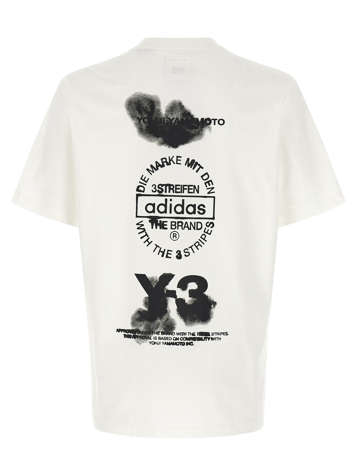 Y-3 Bicolor Cotton T-Shirt