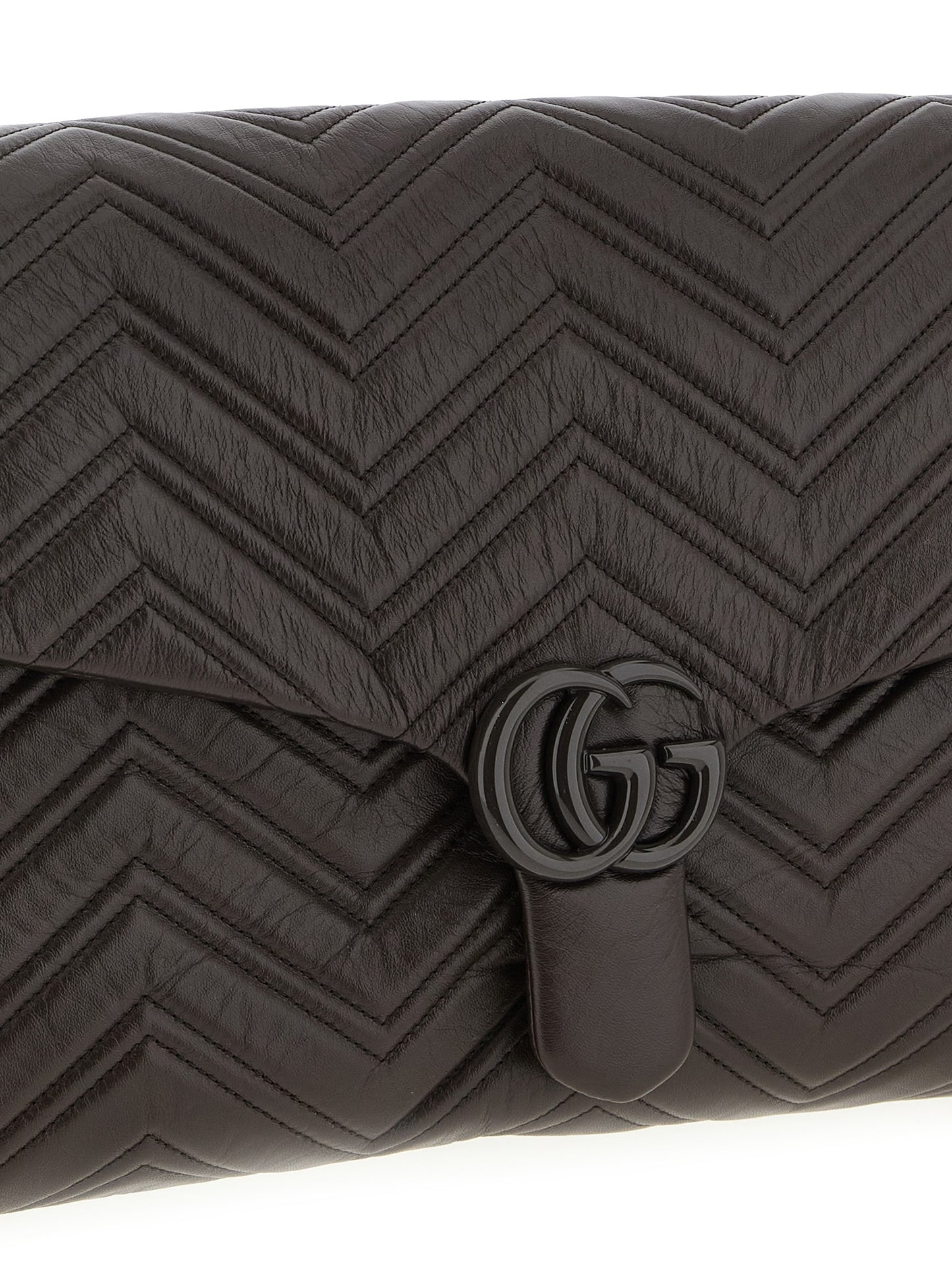 Gucci Brown Calfskin Shoulder Bag