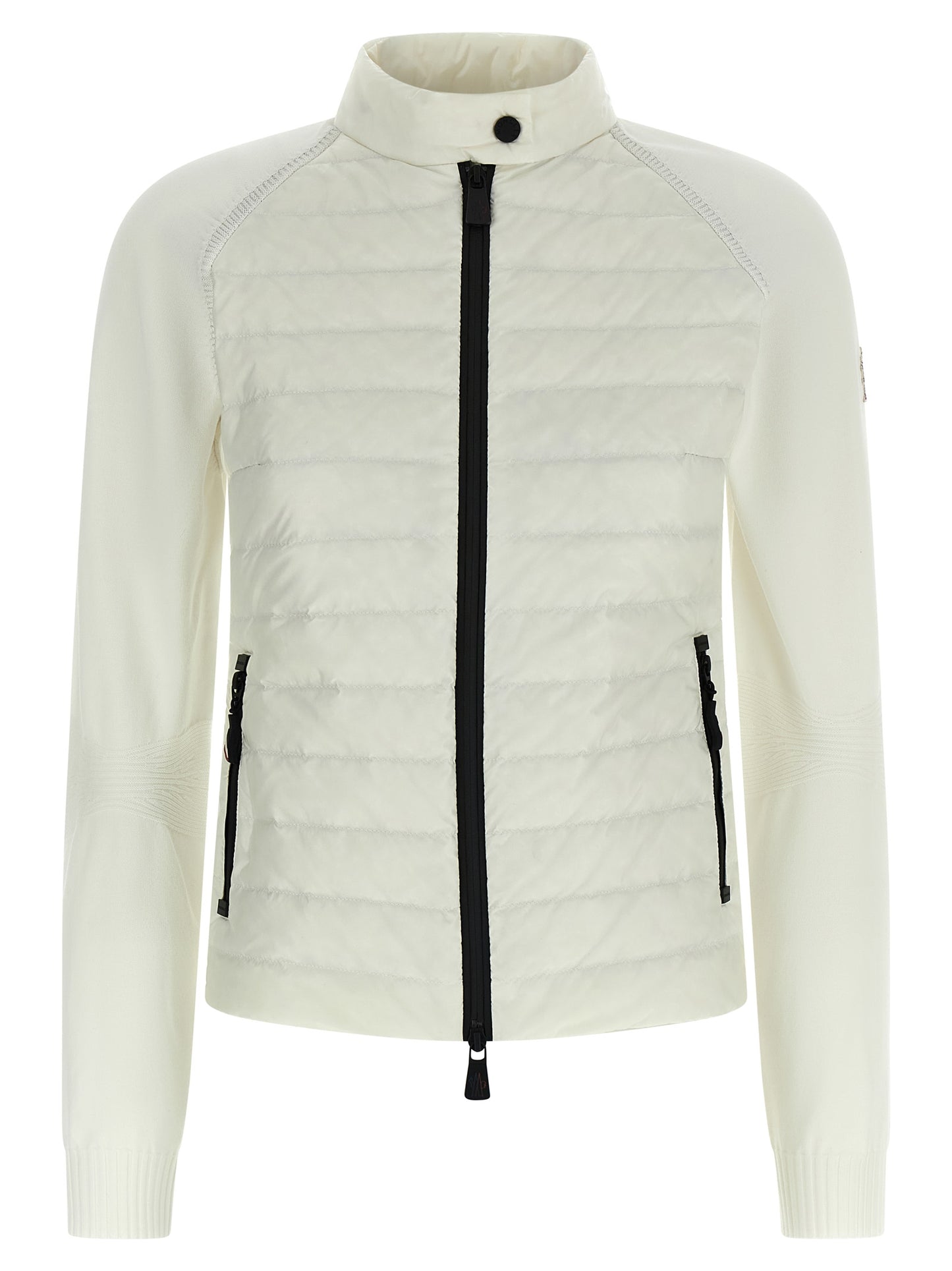 Moncler Grenoble White Polyamide Cardigan