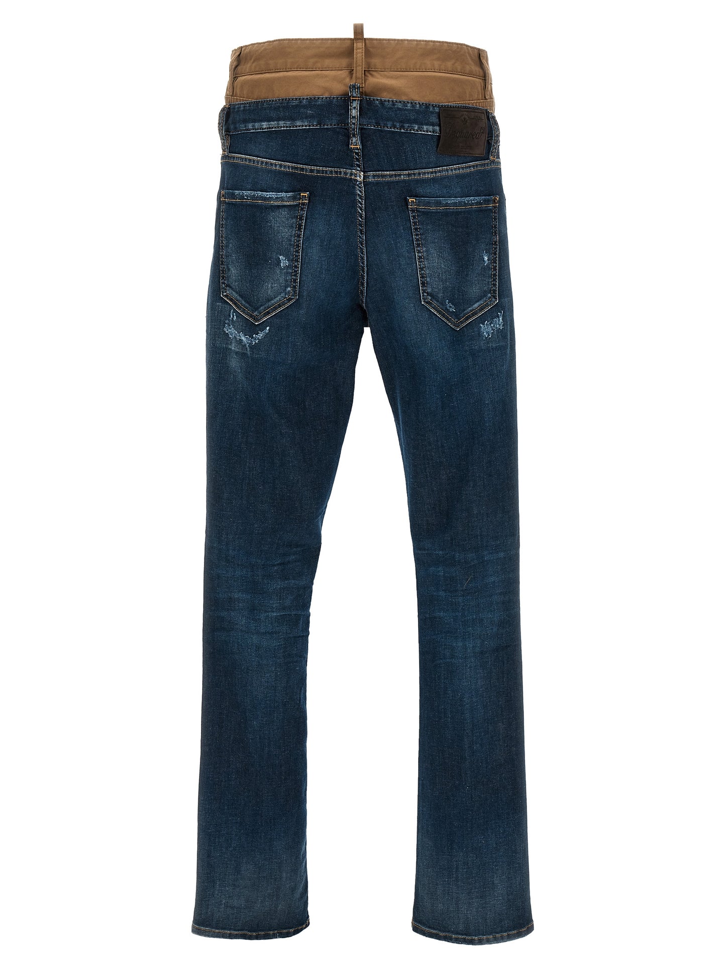 Dsquared² Blue Cotton Skinny Jeans
