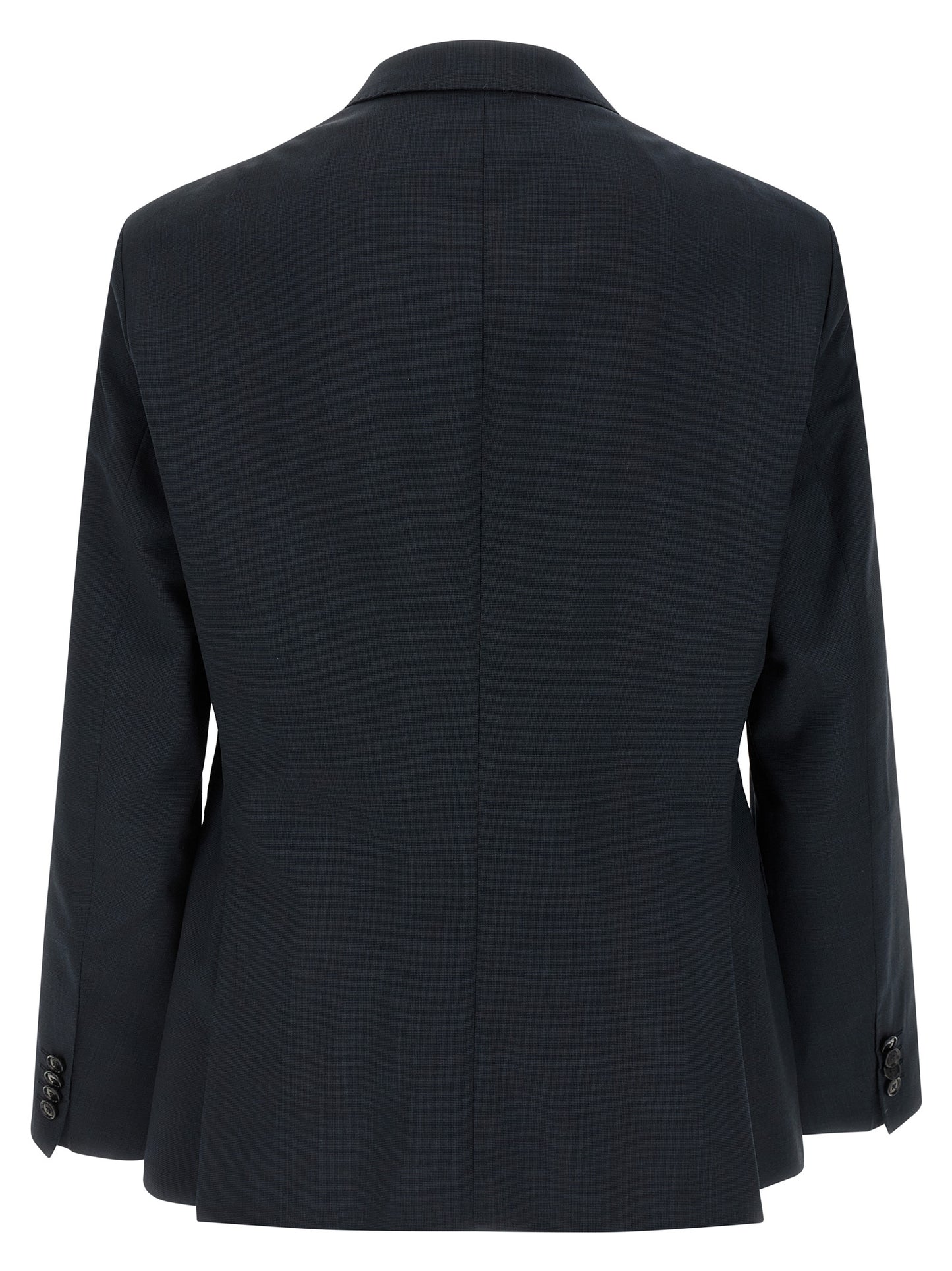 Hugo Boss Blue Virgin Wool Two-Piece Suit
