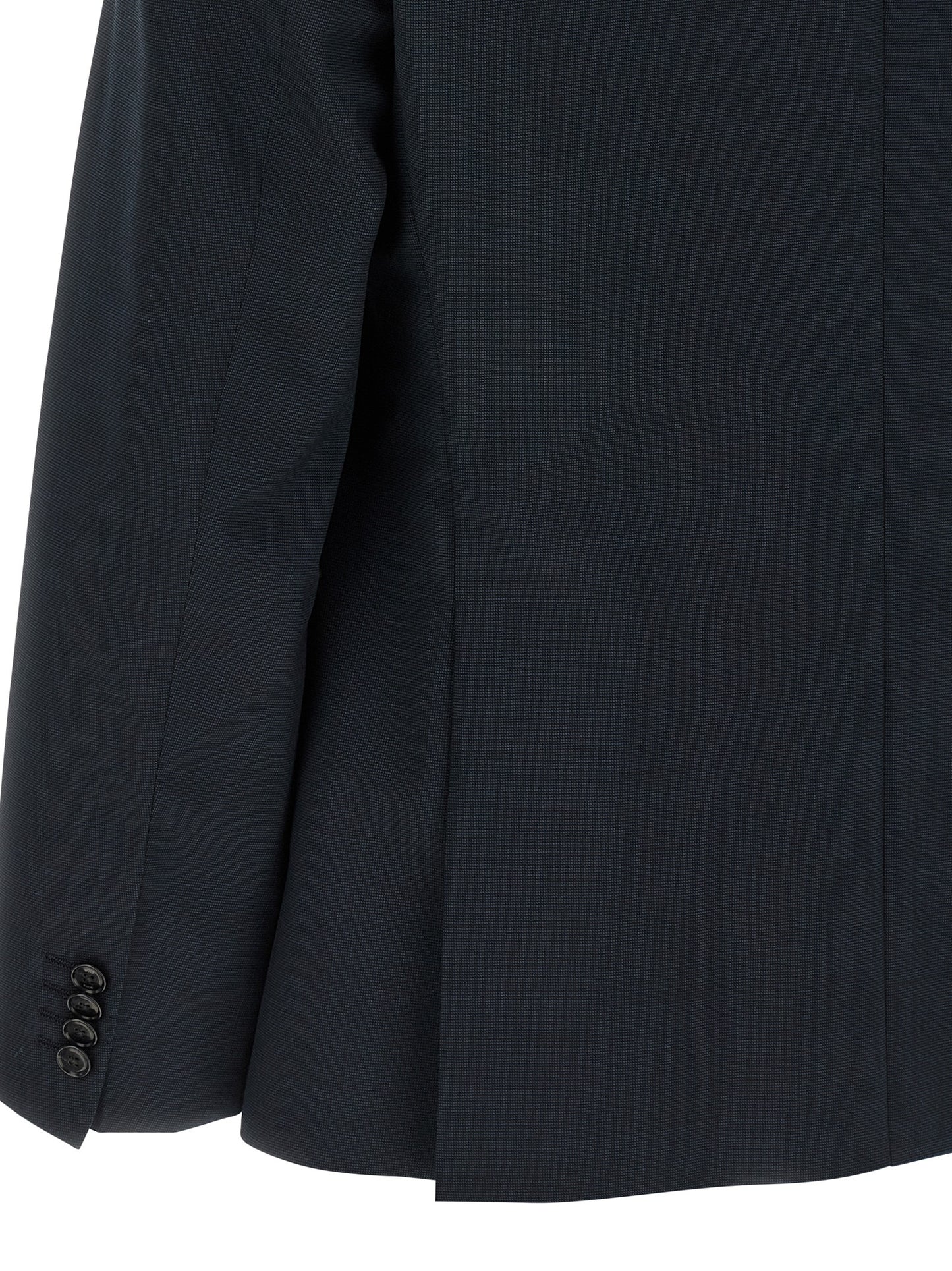 Hugo Boss Blue Virgin Wool Two-Piece Suit