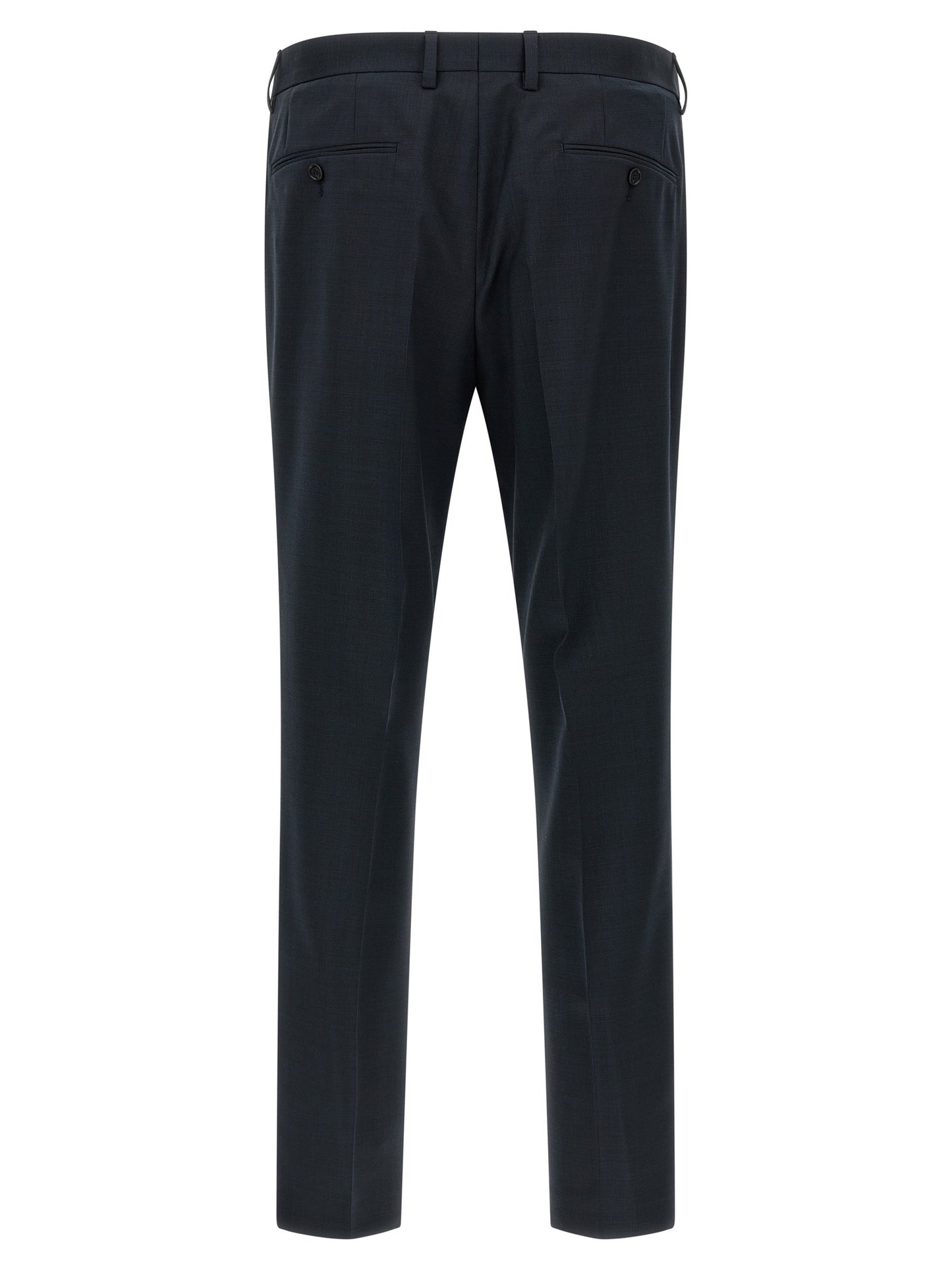 Hugo Boss Blue Virgin Wool Two-Piece Suit