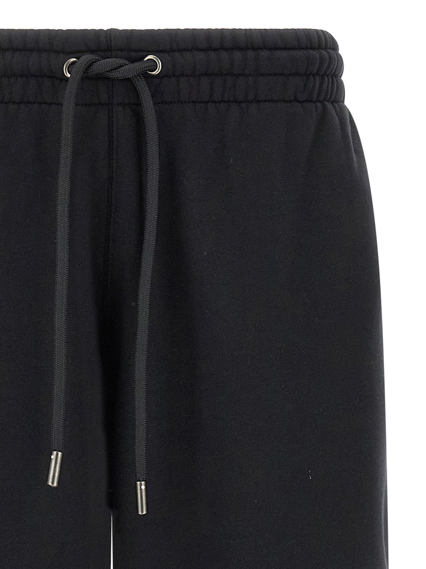 Off-White Black Cotton Bermuda Shorts