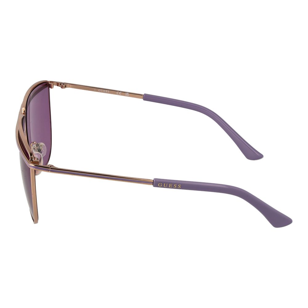 Guess Rose Gold Metal Sunglasses