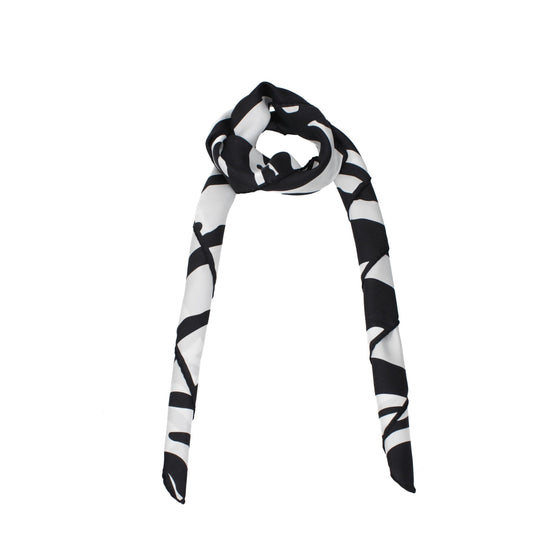 Dolce & Gabbana Black Silk Foulard